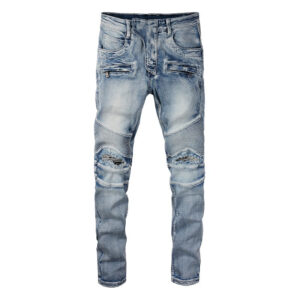 Blugi Biker Blue